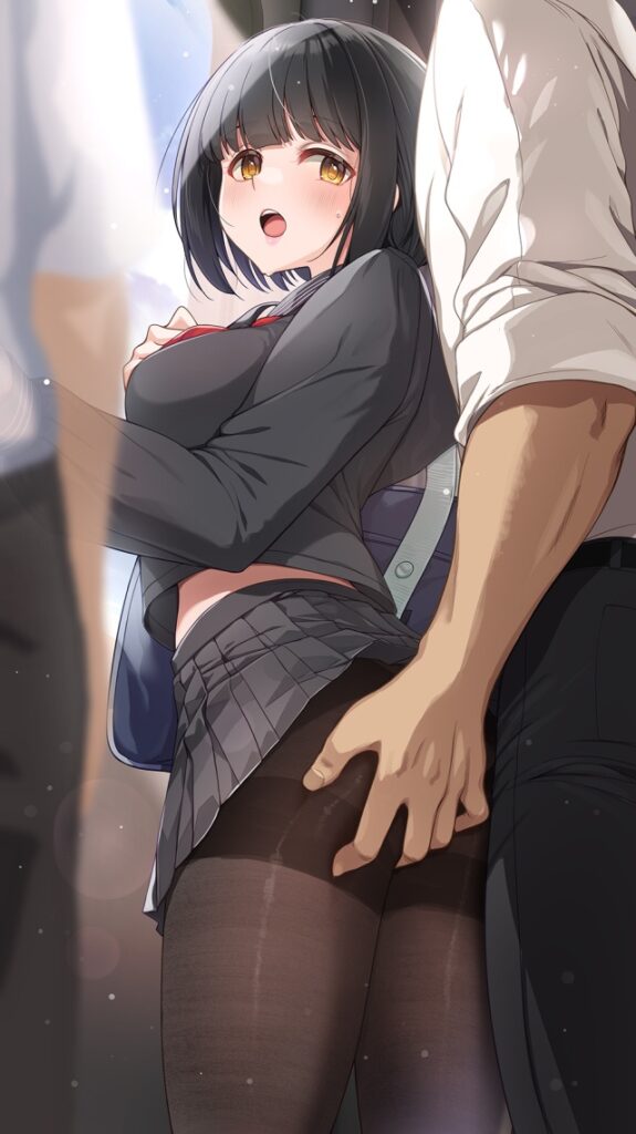 セーラー服の可愛い二次元画像。