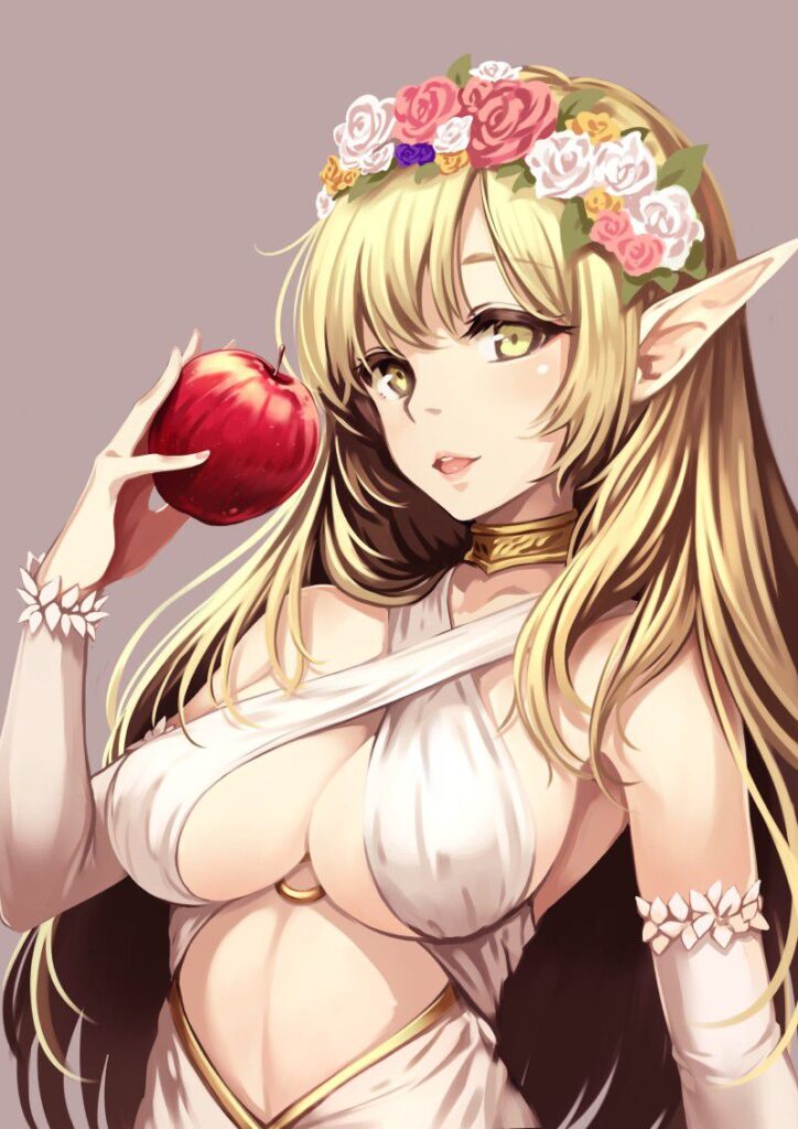 【エルフ】「ひあぁあ♡イキましゅ♡イってぇしまいましゅうぅー♡」エッチなご奉仕画像