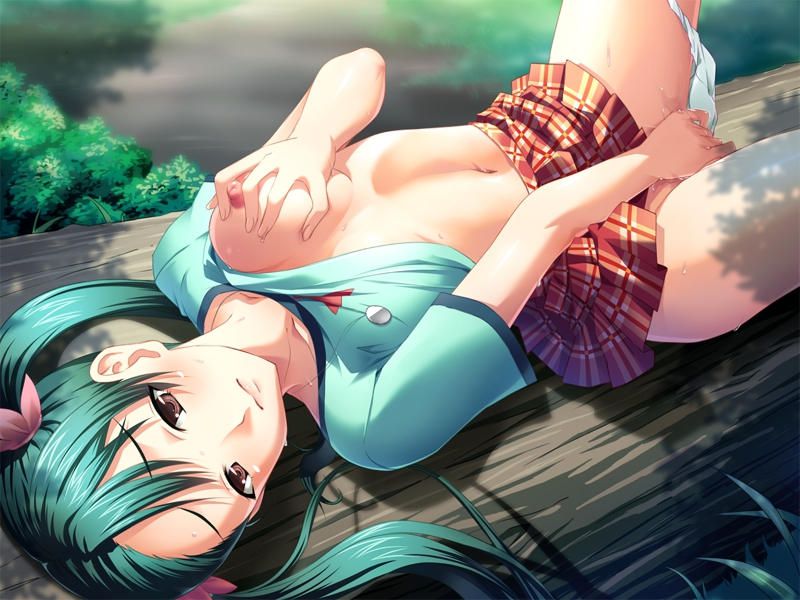 オナニー・自慰の可愛い二次元画像。