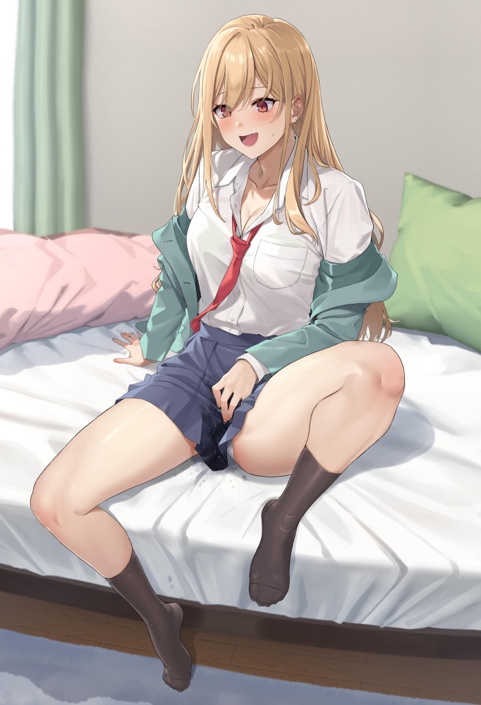 オナニー・自慰の可愛い二次元画像。