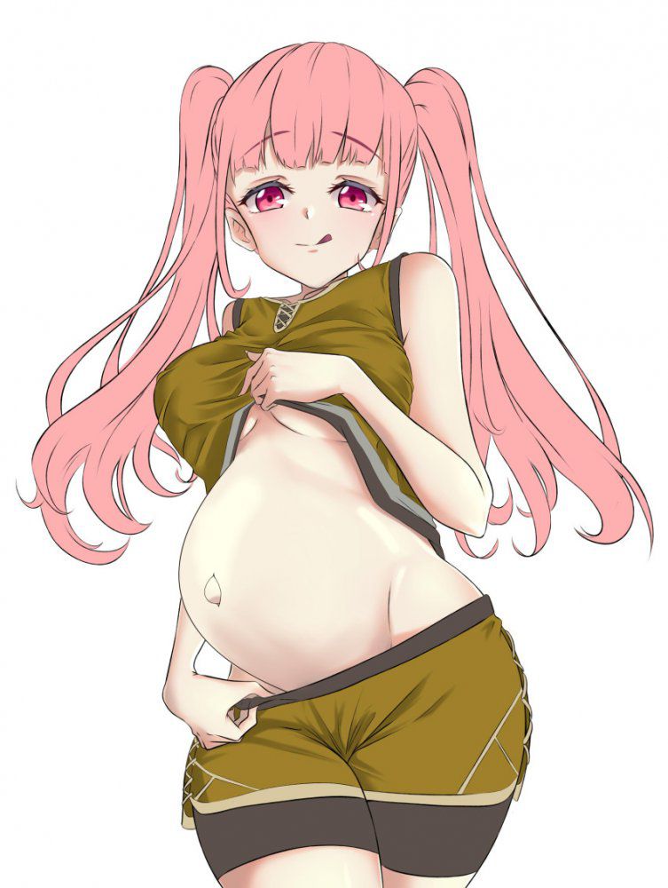 【ボテ腹】「ひあぁあ♡イキましゅ♡イってぇしまいましゅうぅー♡」エッチなご奉仕画像