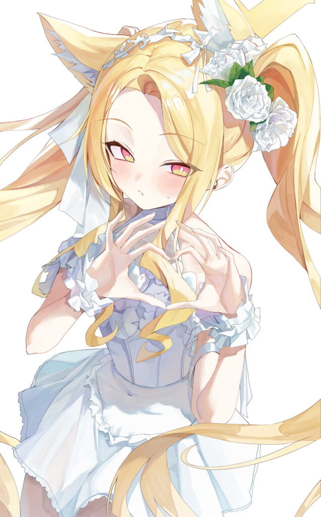 ブルーアーカイブの可愛い二次元画像。