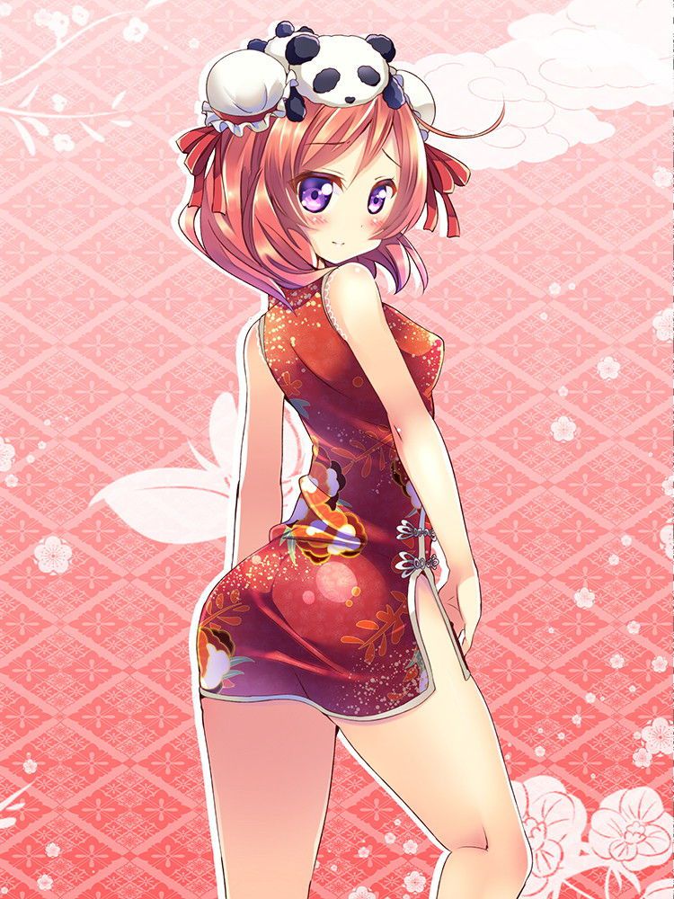 チャイナドレスの二次フェチ画像。