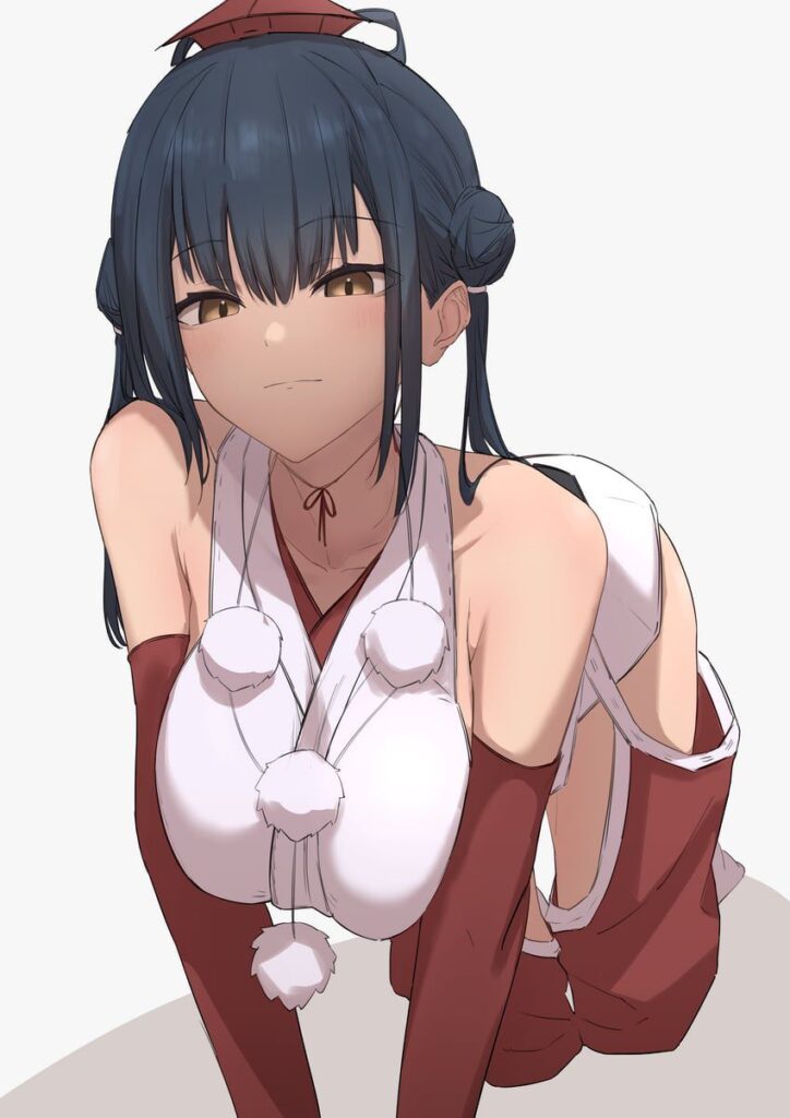 【二次】黒髪のメチャシコで可愛い女の子のエッチな画像