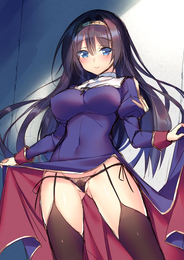 【二次】黒髪のメチャシコで可愛い女の子のエッチな画像