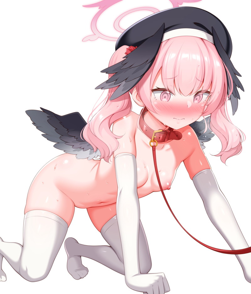 クッソ可愛いブルーアーカイブ系美少女で妄想！ハメ撮り中出し！