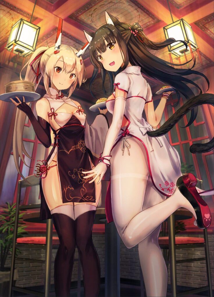 チャイナドレスのエロ画像を復習していく