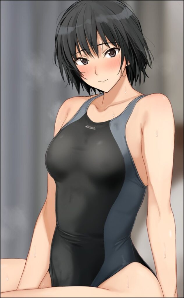 競泳水着の二次エロ画像で!