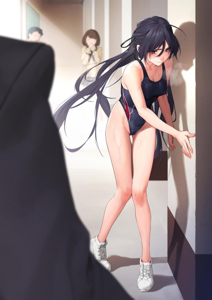 競泳水着の二次エロ画像くだしあ。