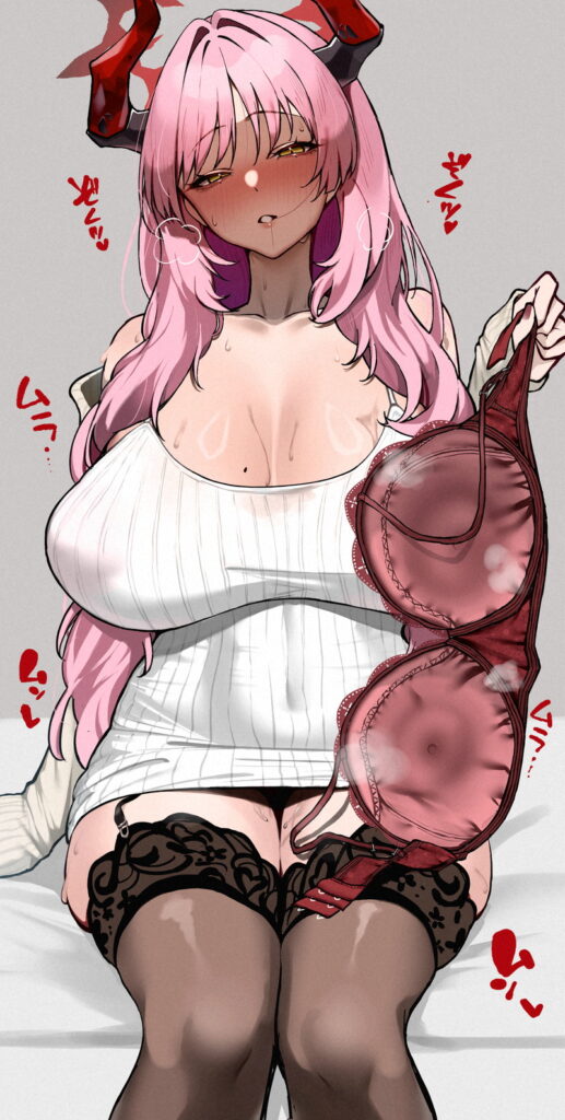 【ブルーアーカイブ】「ひあぁあ♡イキましゅ♡イってぇしまいましゅうぅー♡」エッチなご奉仕画像