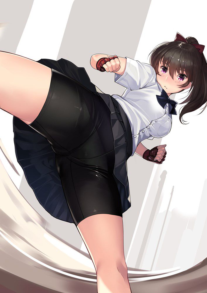 ローアングルでしこれる二次画像ください！