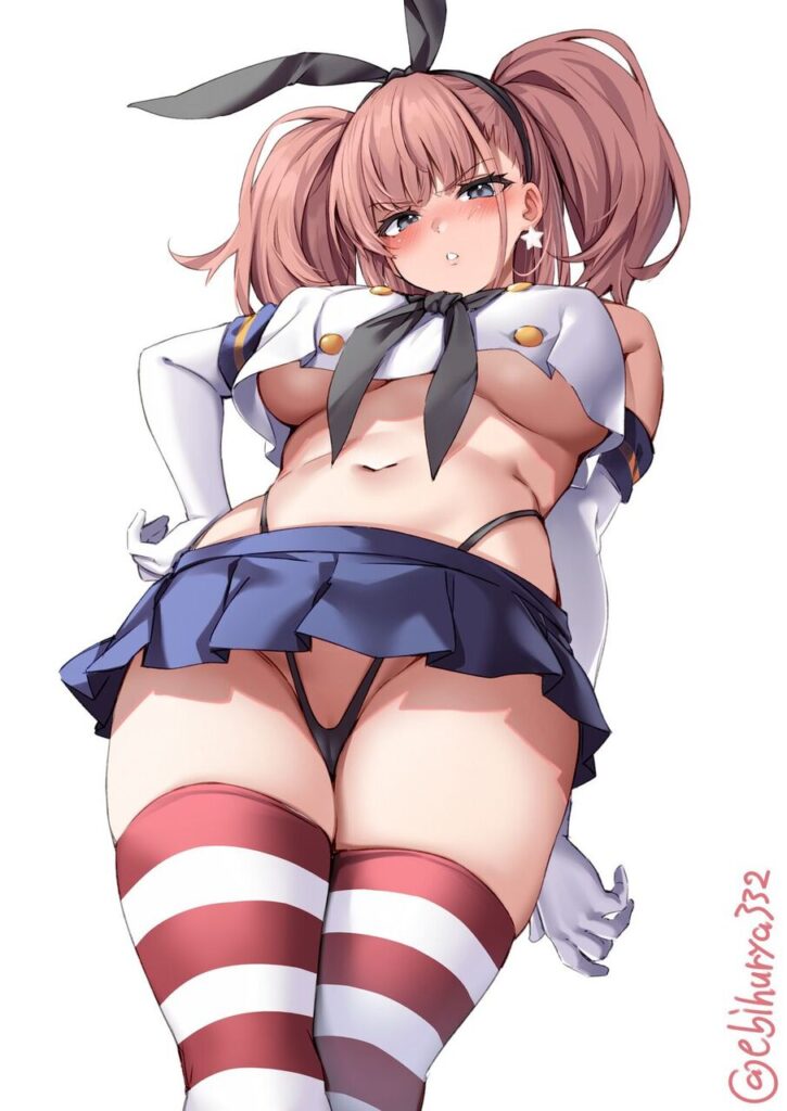 ローアングルでしこれる二次画像ください！
