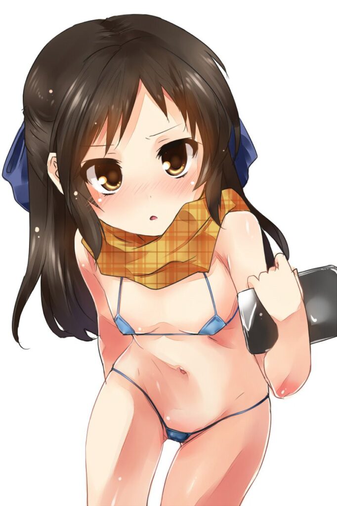 ビキニの可愛い二次元画像。