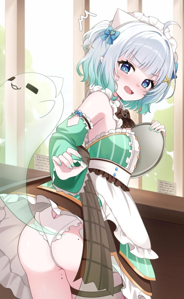 【二次】銀髪のメチャシコで可愛い女の子のエッチな画像
