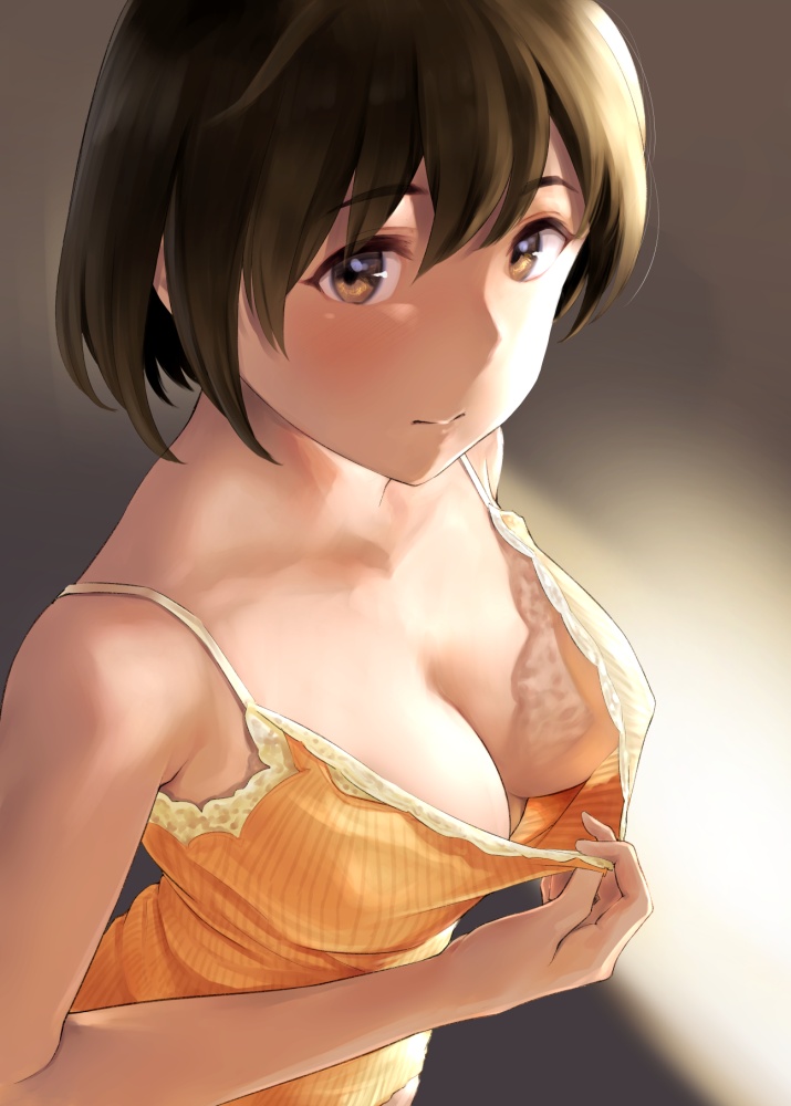 胸チラのエロ画像なんです!