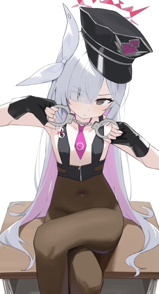 【二次】銀髪のメチャシコで可愛い女の子のエッチな画像