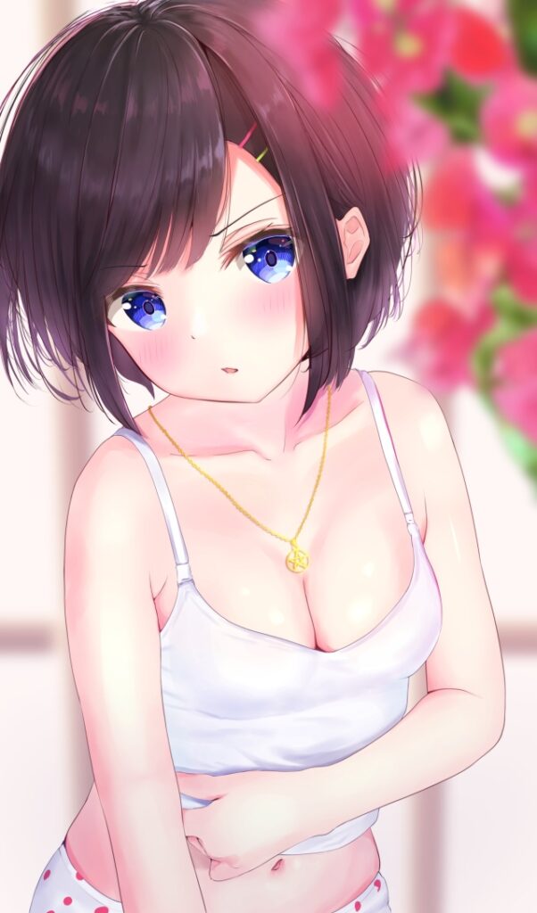 胸チラのエロ画像なんです!