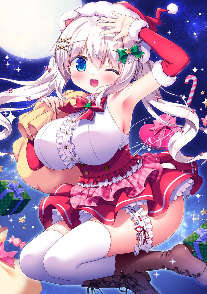 【二次】銀髪のメチャシコで可愛い女の子のエッチな画像