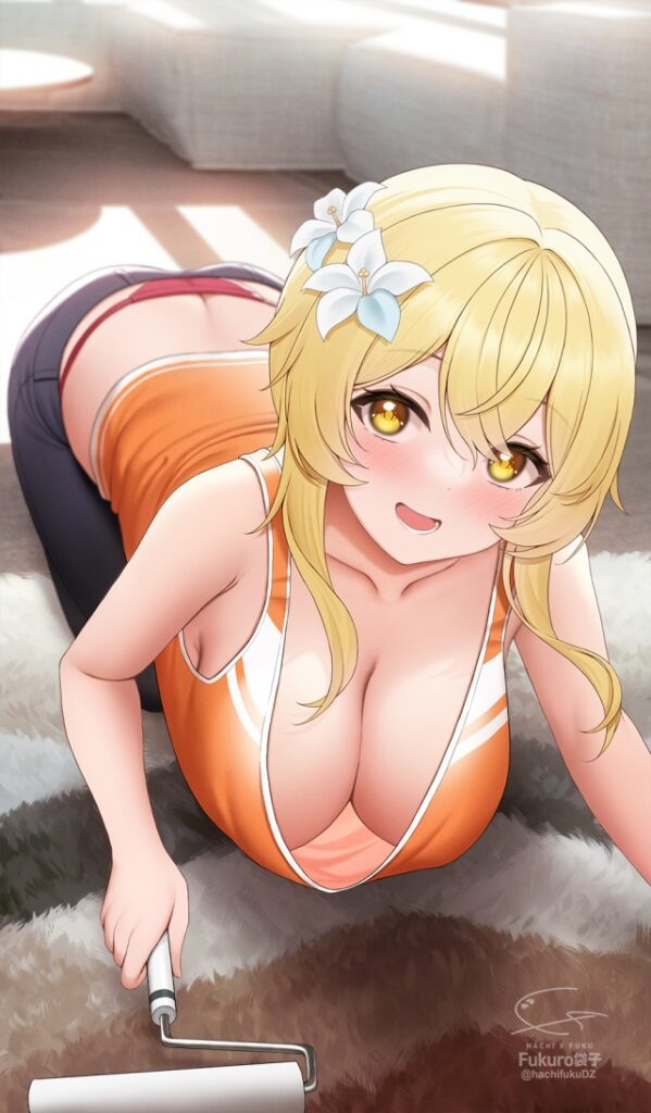 胸チラの至高vs究極のエロ画像