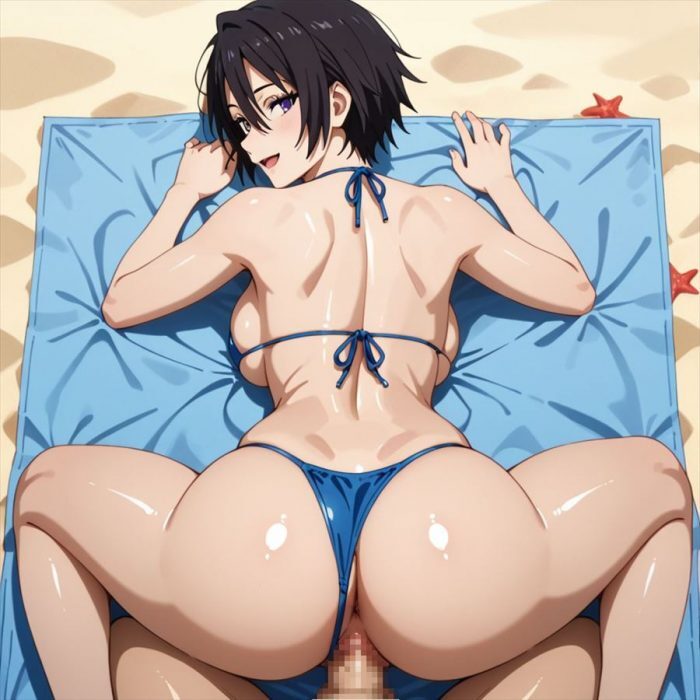野外の萌えイラスト