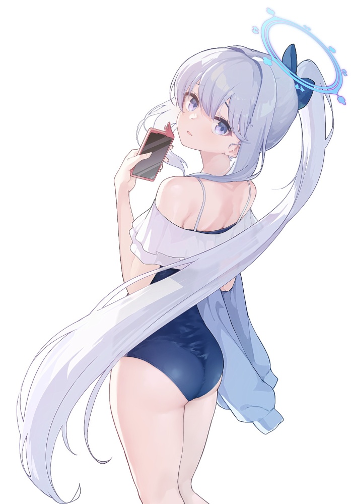 【二次】銀髪のメチャシコで可愛い女の子のエッチな画像