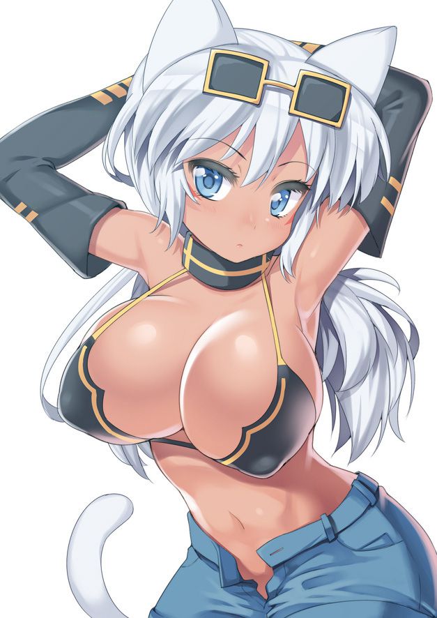 日焼け・褐色の二次元エロ画像。