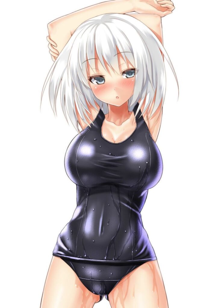 スク水のエッチな部分を奥の奥まで堪能できるエロ画像
