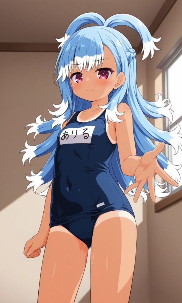 スク水のエッチな部分を奥の奥まで堪能できるエロ画像