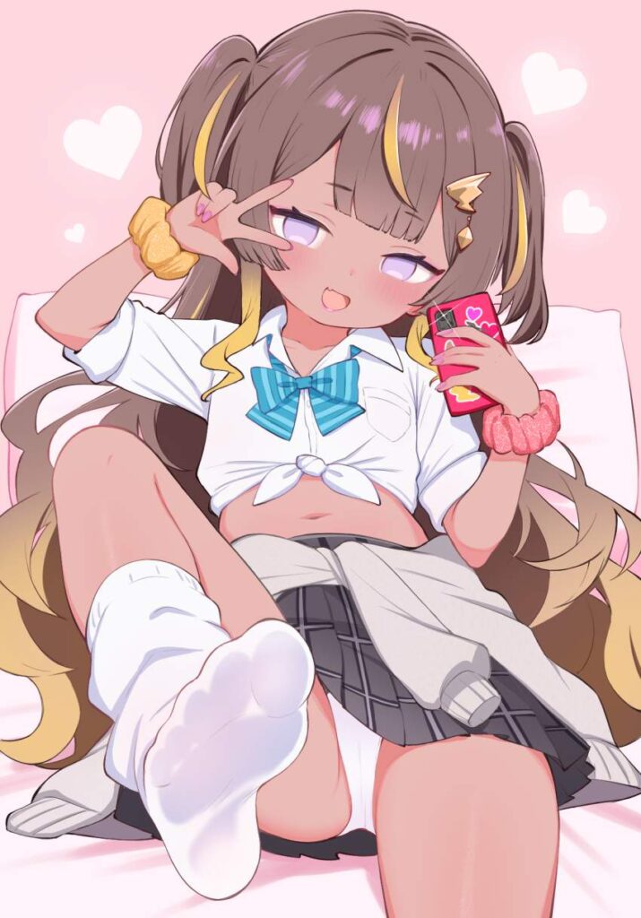 パンチラの萌えイラスト