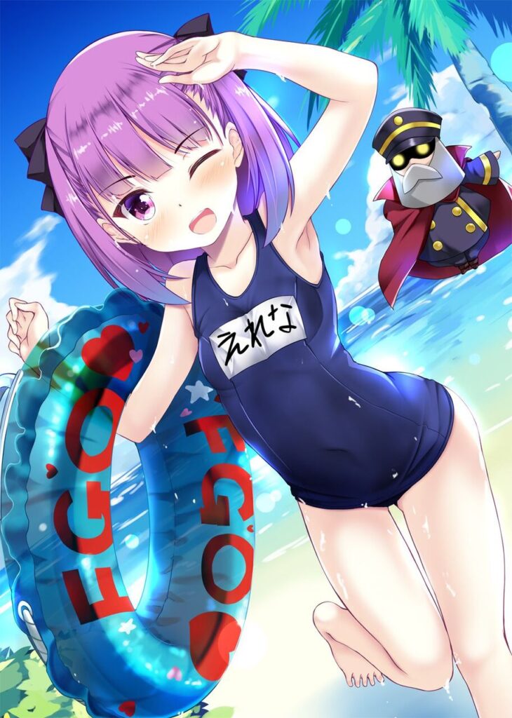スク水のエッチな部分を奥の奥まで堪能できるエロ画像