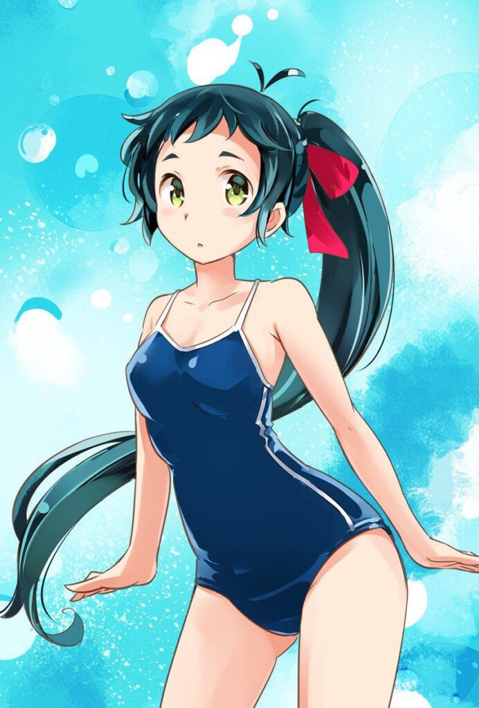 スク水のエッチな部分を奥の奥まで堪能できるエロ画像