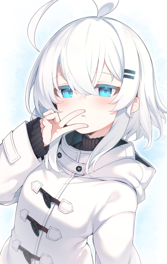 【二次】銀髪のメチャシコで可愛い女の子のエッチな画像