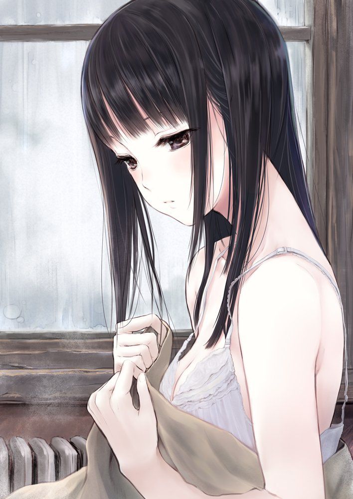 黒髪の二次エロ画像を愛でる。