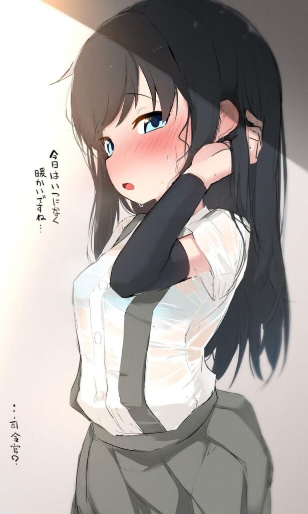 黒髪の二次エロ画像を愛でる。
