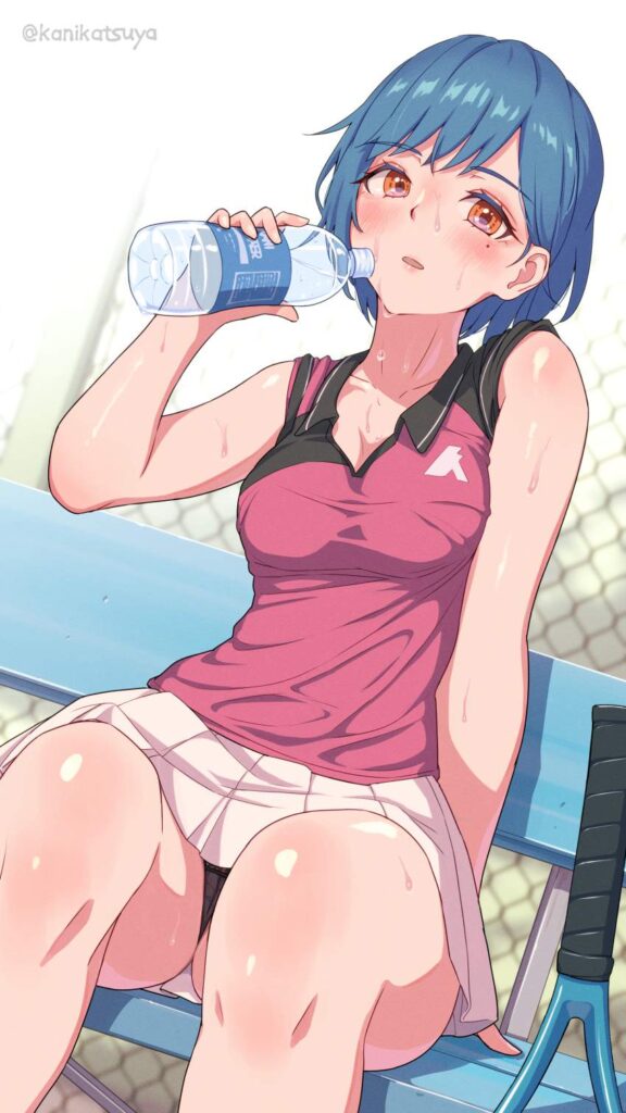 パンチラの萌えイラスト