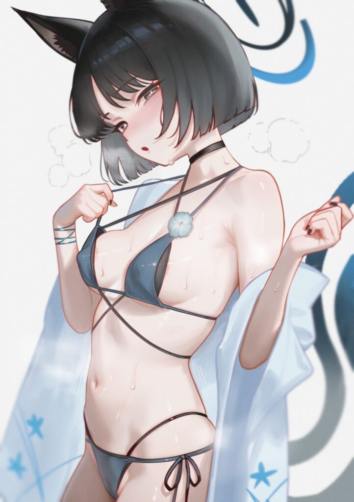 水着の二次エロ画像で!