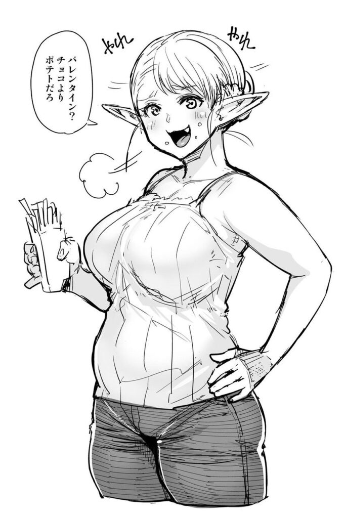 エルフ画像で今夜もイチャラブ妄想！「やっ♥ダメェ♥そこぉ♥そこいじめないでぇ♥」