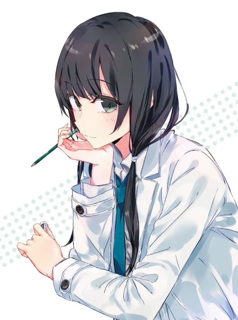 黒髪の二次エロ画像を愛でる。