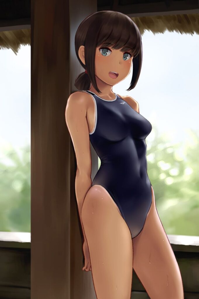 スク水のエロ画像なんです！