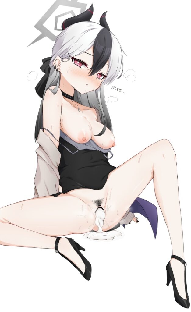 開脚の二次フェチ画像。