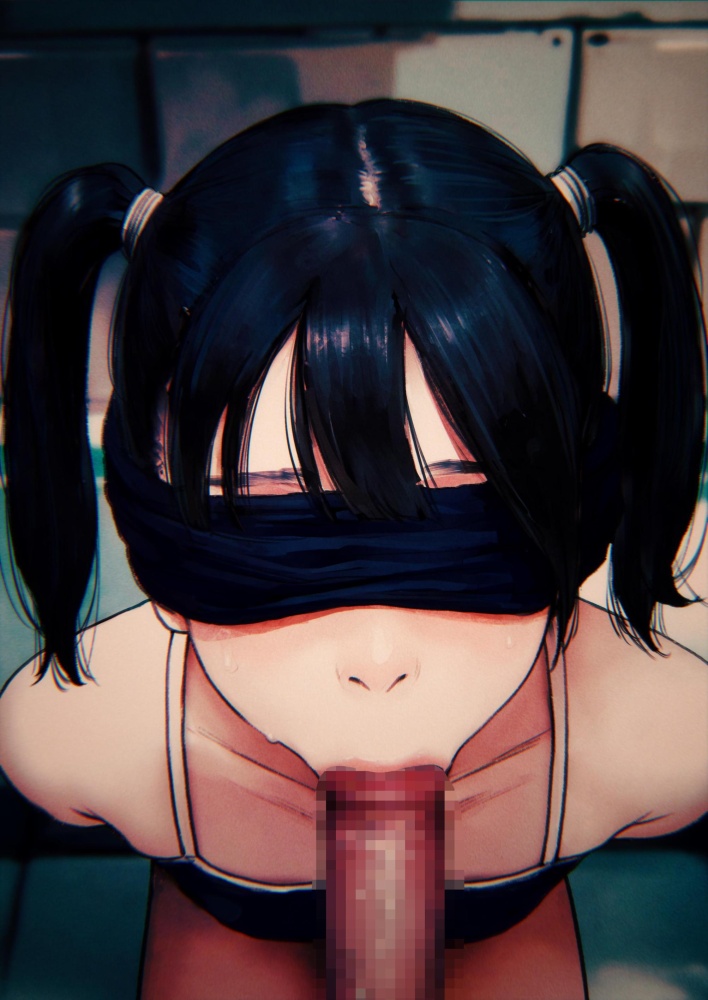 目隠しの二次エロ画像でいい夢みましょ♪
