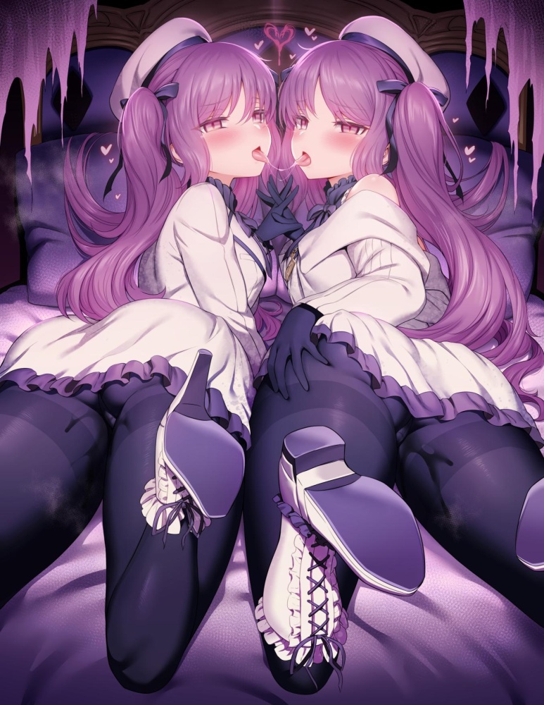 ツインテールの二次エロ画像でいい夢みましょ♪