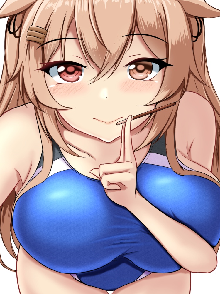 競泳水着の二次フェチ画像。