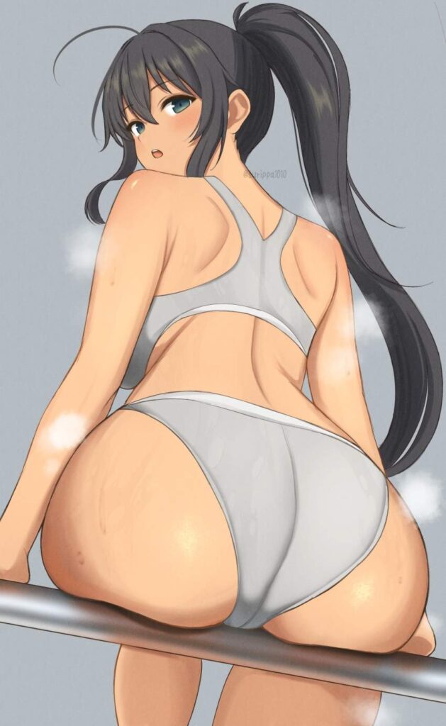 クッソ可愛いお尻系美少女で妄想！ハメ撮り中出し！