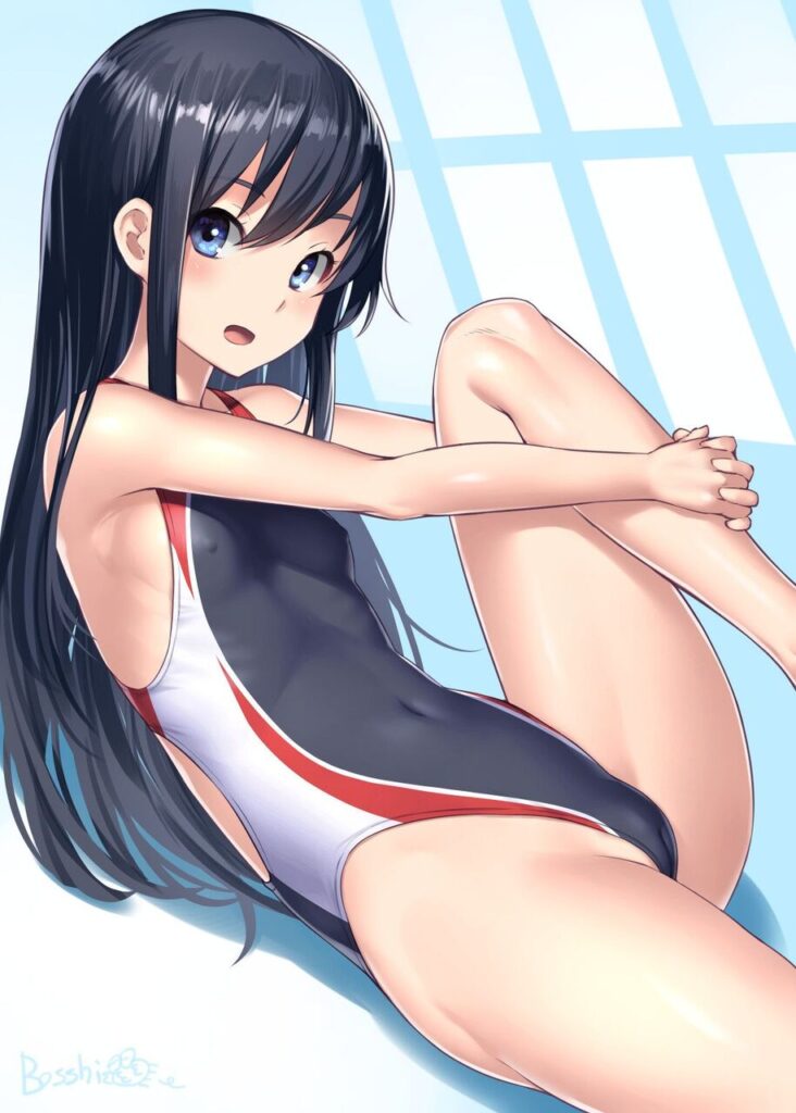 黒髪の二次エロ画像を愛でる。
