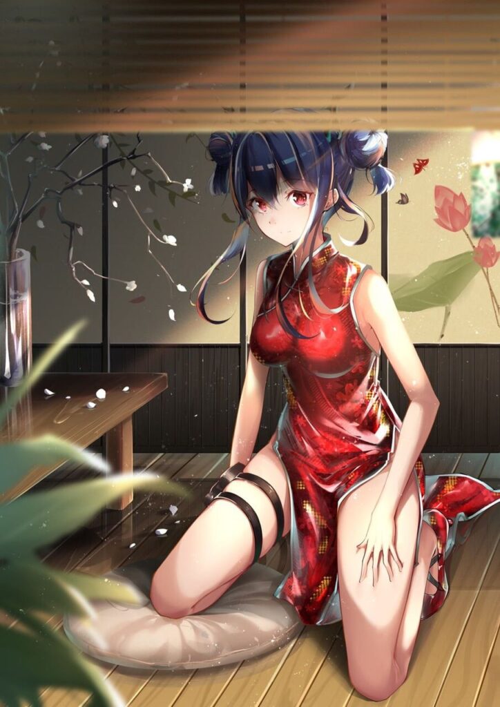 チャイナドレスのエッチな魅力が分かるエロ画像