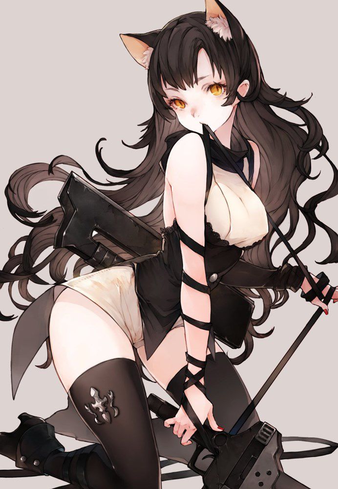 黒髪の二次エロ画像を愛でる。