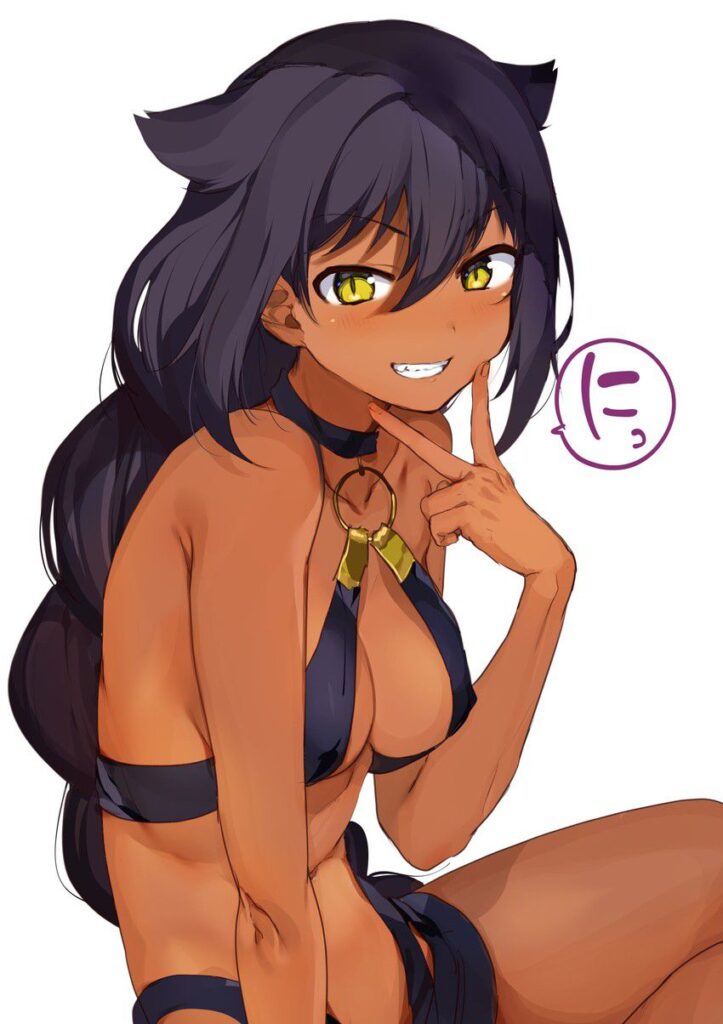黒髪の二次エロ画像を愛でる。