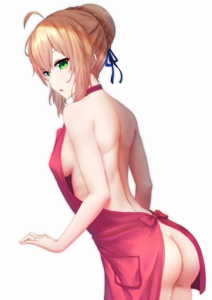 裸エプロンのエロ画像をランダムに貼っていくスレ