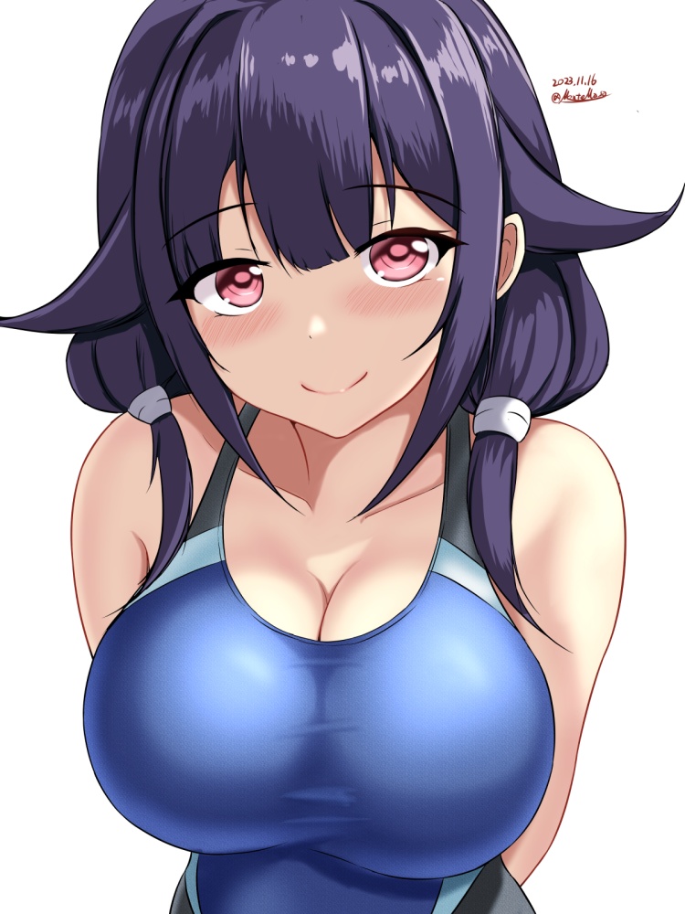 競泳水着の二次フェチ画像。